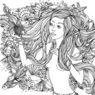 Beautiful fashion women N15