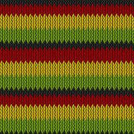 Seamless knitted reggae pattern for Your design N2