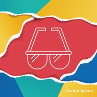 sunglasses line icon N5