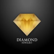 diamond jewelry card template vector