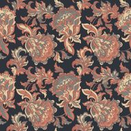 Ethnic floral seamless pattern N5