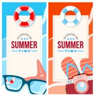 Summertime invite card concept