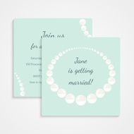Bridal shower invitation card Vector illustration N2