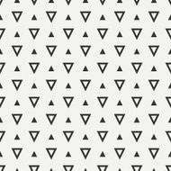 Geometric line hipster seamless pattern with triangle Wrapping paper