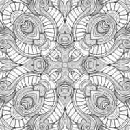 Abstract vector tribal ethnic background N23