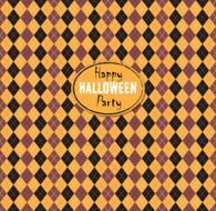 Seamless pattern Of Vintage Happy Halloween Tartan Texture N9