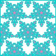 Romantic pink symmetrical pattern N14