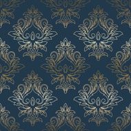 Abstract vintage seamless damask pattern N13