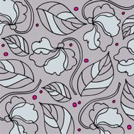 Warm Graphic Pattern Flowers