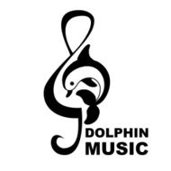 Dolphin and treble clef