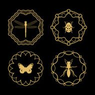Insects hipster labels