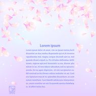 Lilac texture with rose purple flowers Vector illustration