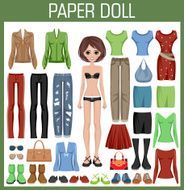 paper doll with clothes N4