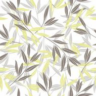 Seamless pattern of abstract branches
