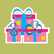 Christmas gift pink