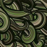 Camouflage military curly pattern background Vector illustration EPS