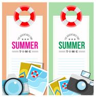 Summertime invite card concept N2