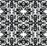 Lace vector fabric seamless pattern N6