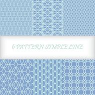Six Line Pattern in islamic style