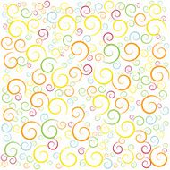 abstract colorful roll