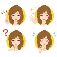 Women face icon