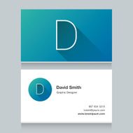 Logo alphabet letter &quot;D&quot; N2
