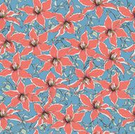 Seamless Vintage Flower Pattern