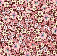 Seamless Vintage Flower Pattern N2