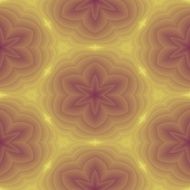 Gold geometric plastic fractal ornament in star shape