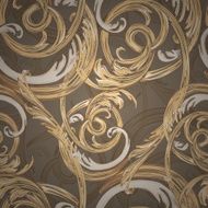 Decorative seamless pattern barocco style