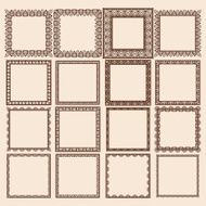 Set of Square Frames