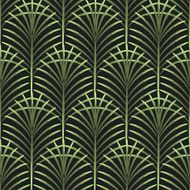 Palm leaves vector seamless pattern N4