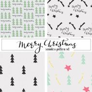 Christmas seamless pattern set N2