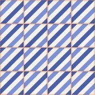 Seamless pattern from Moroccan tiles of blue stripes