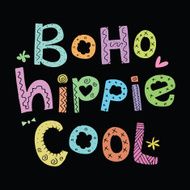 Bohemian Hippie Cool Design