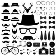 Hipster style set 5 Vector illustration N2