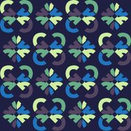 Retro abstract seamless pattern N2