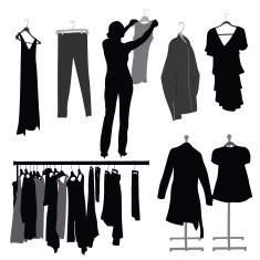 Clothes On Hangers N4
