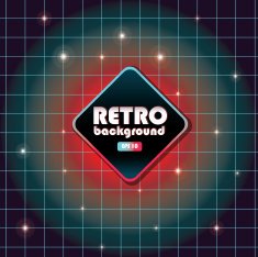 Retro patterns and background design templates bright colorful N13