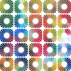set of abstract color geometry stripe pattern background