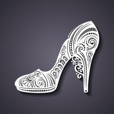 Vector Ornate Women's shoe