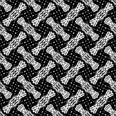 Black and white wallpaper pattern N7
