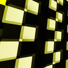 abstract green check technology pattern background
