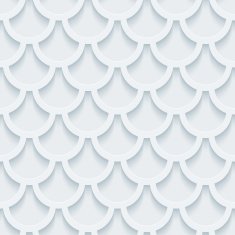 Fish scale 3D Seamless Wallpaper Pattern