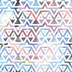 Tribal galaxy seamless pattern
