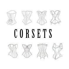 vintage and antique woman corsets
