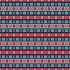 Winter Holiday Seamless Knitting Pattern