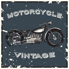 Vintage motorcycle label N3