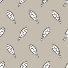 Cute leaves seamless pattern N2
