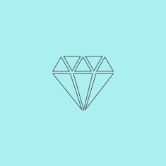 Diamond vector icon